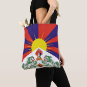 Vrije Tibetaanse vlag Tote Bag (Dichtbij)