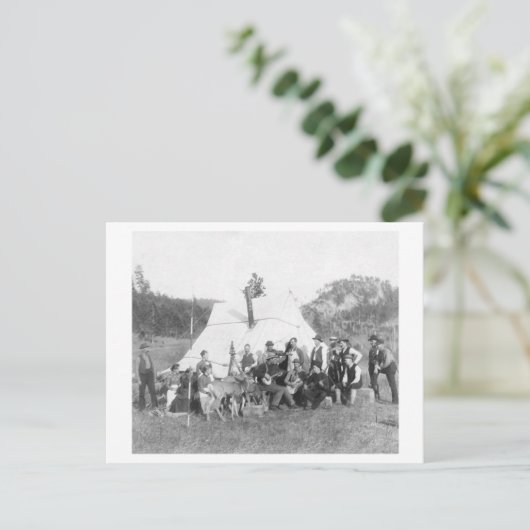 Vrije tijd in Camp voor Engineer Corps Briefkaart (Staand voorkant)