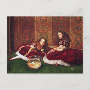 Vrije tijd - John Everett Millais Briefkaart