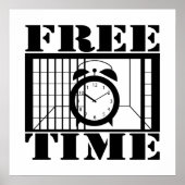 Vrije tijd poster (Voorkant)