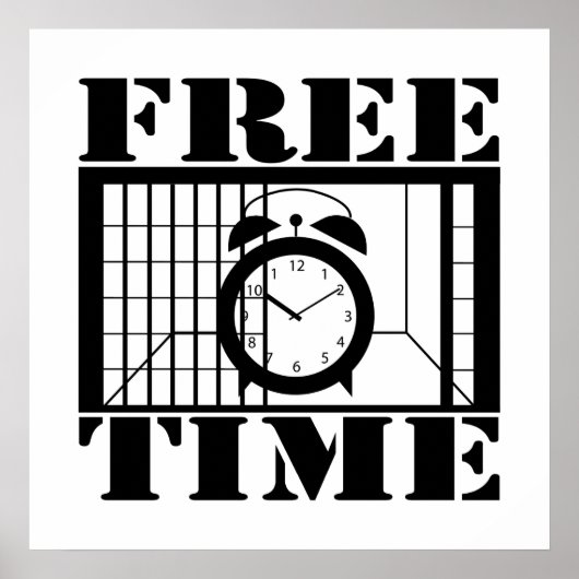 Vrije tijd poster (Voorkant)