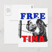 VRIJE TINA BRIEFKAART (Voorkant / Achterkant)