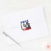 VRIJE TINA VIERKANTE STICKER (Envelop)