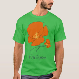Vrije tot Oranje ventilator T-shirt