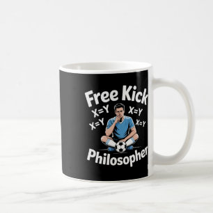 Vrije Trap Filosoof Voetbal Wiskunde Humor _1 Koffiemok