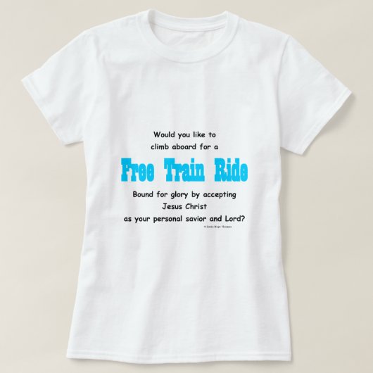 vrije trein t-shirt (Design voorkant)