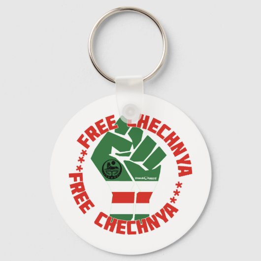 Vrije Tsjetsjenië Sleutelhanger (Voorkant)