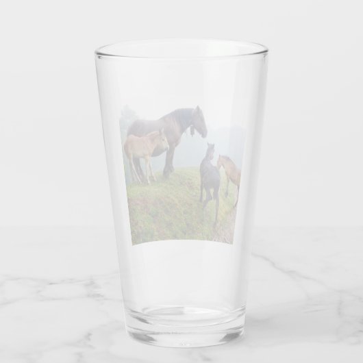 Vrije uitloop paarden glas (Achterkant)