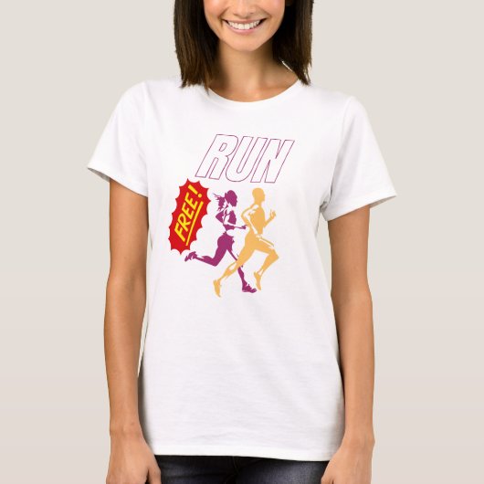 vrije uitloop t-shirt (Voorkant)