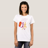 vrije uitloop t-shirt (Voorkant volledig)