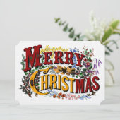 Vrije uitnodiging voor kerstfeestdagen (Staand voorkant)