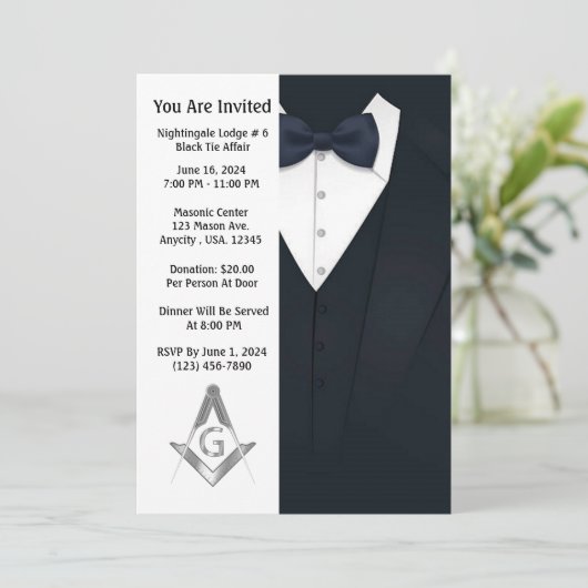 Vrije uitnodigingen (Staand voorkant)