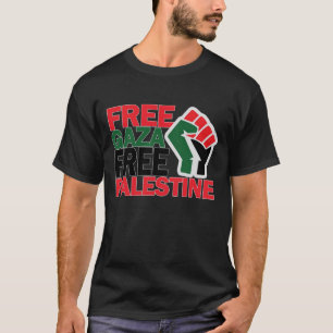 VRIJE VEILIGE GAZA PALESTINE T-SHIRT