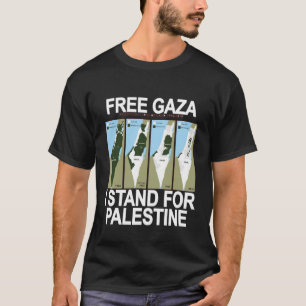 VRIJE VEILIGE GAZA PALESTINE T-SHIRT