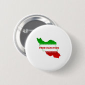 Vrije verkiezingen ronde button 5,7 cm (Voorkant /achterkant)