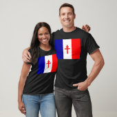 Vrije vlag Franse strijdkrachten T-shirt (Unisex)
