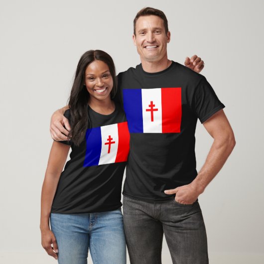 Vrije vlag Franse strijdkrachten T-shirt (Unisex)