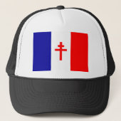 Vrije vlag Franse strijdkrachten Trucker Pet (Voorkant)