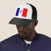 Vrije vlag Franse strijdkrachten Trucker Pet (In situ)