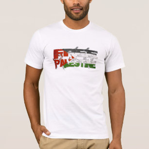 Vrije vlag van Palestina Retro T-shirt