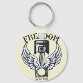 vrije vleugels  motorfiets sleutelhanger