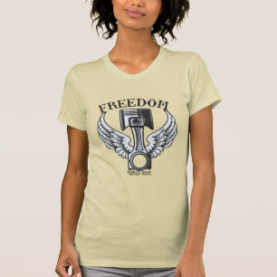 vrije vleugels  motorfiets T-shirt