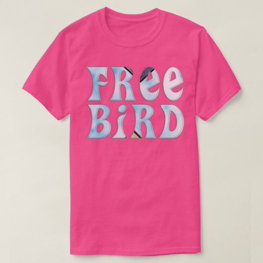 vrije vogel t-shirt (Design voorkant)