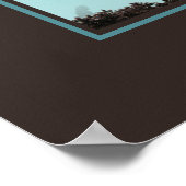 Vrije vogels in de lucht poster (Hoek)