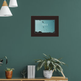 Vrije vogels in de lucht poster