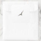 VRIJE VOGELS VIERKANTE STICKER (Tas)