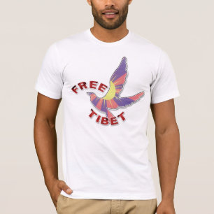VRIJE VOGELVRIJE TIBET T-SHIRT