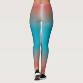 vrije vorm gradiënt op extra grote legging (Achterkant)