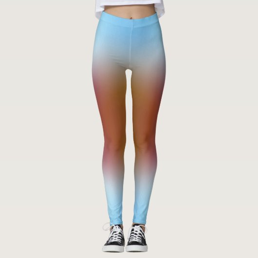 vrije vorm gradiënt op extra grote legging (Voorkant)