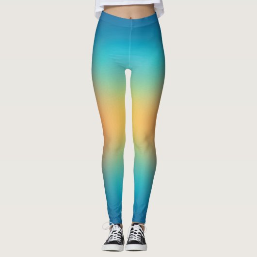 vrije vorm gradiënt op extra grote legging (Voorkant)