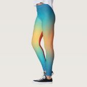 vrije vorm gradiënt op extra grote legging (Links)