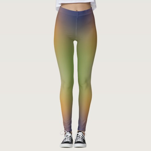 vrije vorm gradiënt op extra kleine legging (Voorkant)