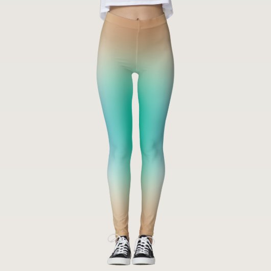 vrije vorm gradiënt op extra kleine legging (Voorkant)