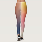 vrije vorm gradiënt op extra kleine legging (Achterkant)