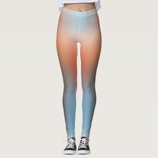 vrije vorm gradiënt op extra kleine legging (Voorkant)