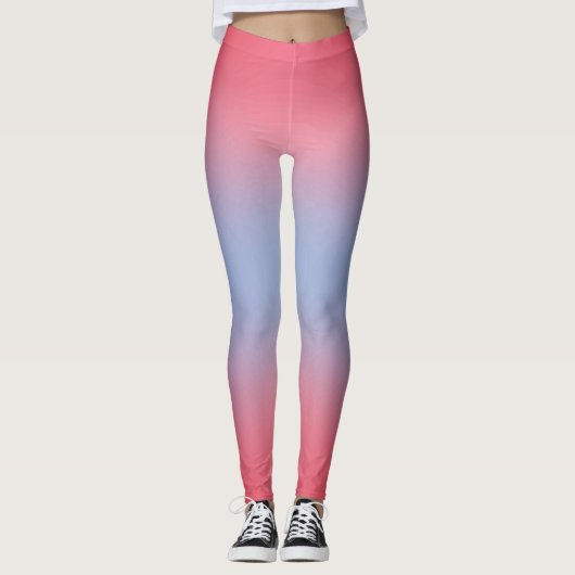 vrije vorm gradiënt op extra kleine legging (Voorkant)
