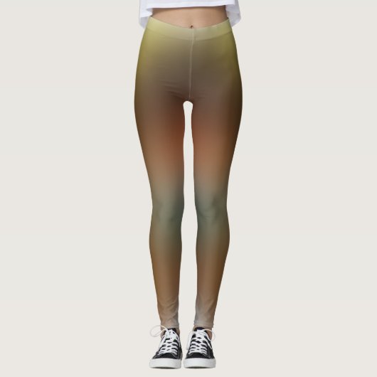 vrije vorm gradiënt op extra kleine legging (Voorkant)