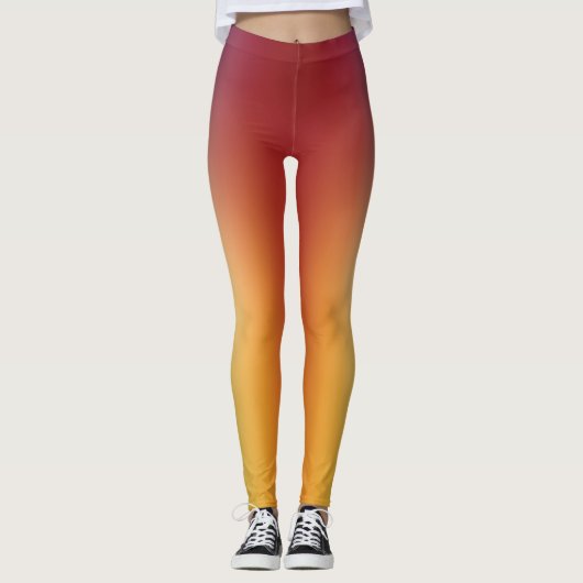 vrije vorm gradiënt op grote leggings (Voorkant)