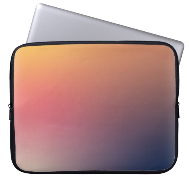 vrije vorm gradiënt op laptophoes laptop sleeve (Voorkant)