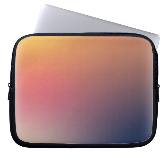 vrije vorm gradiënt op laptophoes laptop sleeve (Voorkant)