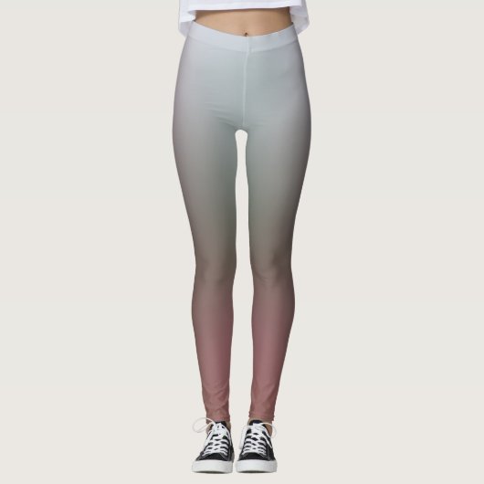 vrije vorm gradiënt op leggings (Voorkant)