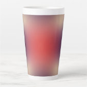 vrije vorm gradiënt op mok voor latte (Voorkant)