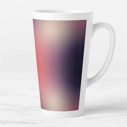 vrije vorm gradiënt op mok voor latte (Rechts)