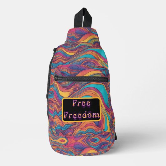 vrije vrijheid sling bag (Voorkant)