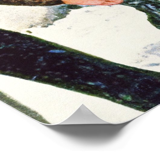 Vrije Waaier Kinder in de winter Poster (Hoek)