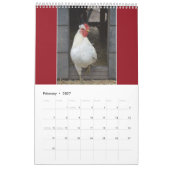 Vrije Waaier Kippen 2016 Kalender (Feb 2027)